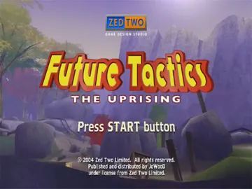 Future Tactics The Uprising (USA) screen shot title